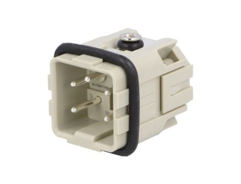 Złącze HDC męskie PIN:5 0,23kV 10A DA-004-M