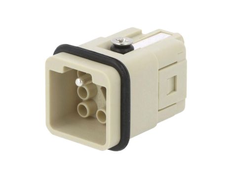Złącze HDC męskie bez styków PIN:7 0,4kV 10A DQ-007-MC