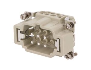 Złącze HDC męskie PIN:6 0,5kV 16A DE-006-M