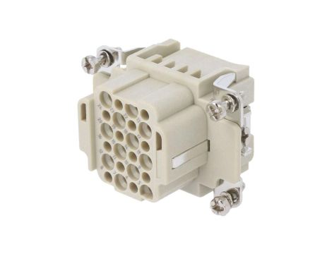 Złącze HDC żeńskie bez styków PIN:24 0,25kV 10A DDD-024-FC