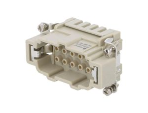 Złącze HDC męskie bez styków PIN:10 0,5kV 16A DE-010-MC