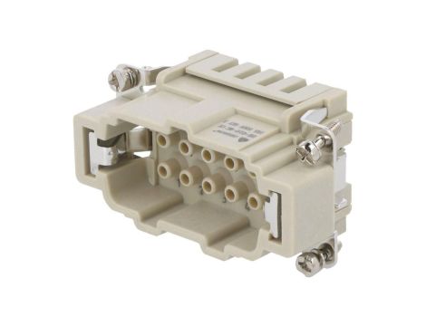 Złącze HDC męskie bez styków PIN:10 0,5kV 16A DE-010-MC