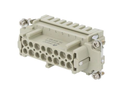 Złącze HDC żeńskie bez styków PIN:16 0,5kV 16A DE-016-FC