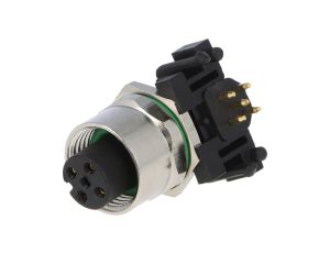 Złącze M12 żeńskie kątowe PIN:5 60V 4A SR-M12A-05P-FF-SF7003-00A(H)