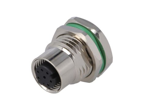 Złącze M12 żeńskie prosty PIN:8 30V 2A SP-M12A-08P-FF-SF8002-00Z(H)
