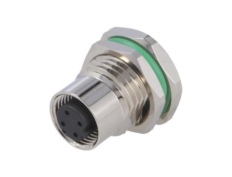 Złącze M12 żeńskie prosty PIN:4 0,25kV 4A SP-M12D-04P-FF-SF8002-00Z(H)