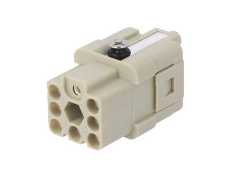 Złącze HDC żeńskie bez styków PIN:7 0,4kV 10A DQ-007-FC