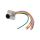 Złącze M12 męskie prosty PIN:8 30V 2A SD-M12A-08P-MM-SS8010-00A(H)