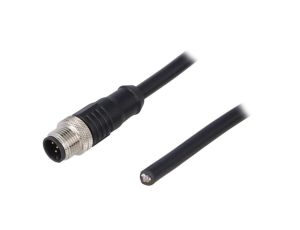Złącze M12 męskie prosty PIN:5 60V 4A PM-M12A-05P-MM-SL8A01-00A(H)