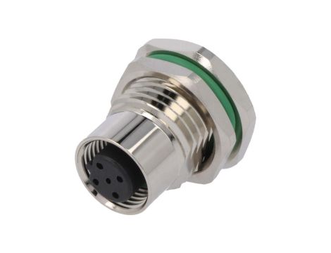 Złącze M12 żeńskie prosty PIN:5 60V 4A SP-M12B-05P-FF-SF8002-00Z(H)