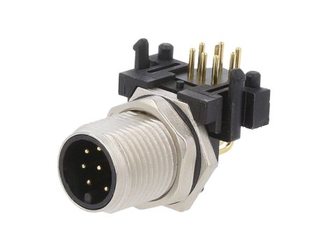 Złącze M12 męskie kątowe PIN:8 30V 2A SR-M12A-08P-MM-SF7003-00A(H)