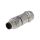 Złącze M12 męskie prosty PIN:4 0,25kV 4A PASH-M12D-04P-MM-SL7002-00A(H)
