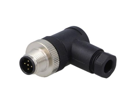 Złącze M12 męskie kątowe PIN:5 60V 4A PB-M12B-05P-MM-SR7001-00A(H)