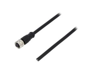 Złącze M12 żeńskie prosty PIN:4 0,25kV 4A PM-M12A-04P-FF-SL8B01-00A(H)