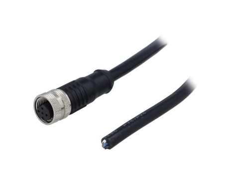 Złącze M12 żeńskie prosty PIN:5 60V 4A PM-M12B-05P-FF-SL8A01-00A(H)