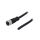 Złącze M12 żeńskie prosty PIN:5 60V 4A PM-M12B-05P-FF-SL8A01-00A(H)