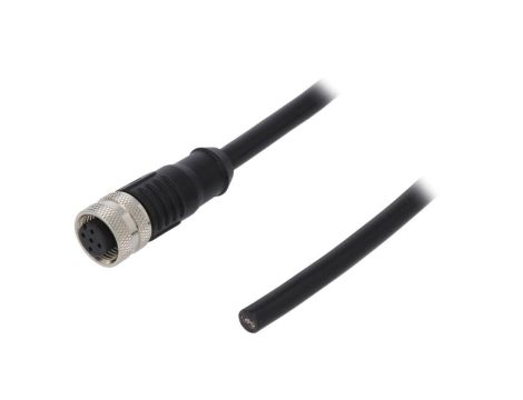 Złącze M12 żeńskie prosty PIN:5 60V 4A PM-M12A-05P-FF-SL8A01-00A(H)
