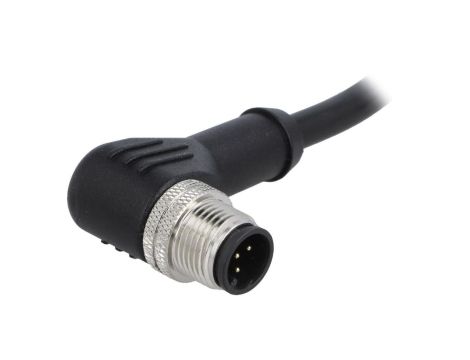 Złącze M12 męskie kątowe PIN:5 60V 4A PM-M12A-05P-MM-SR8A01-00A(H)