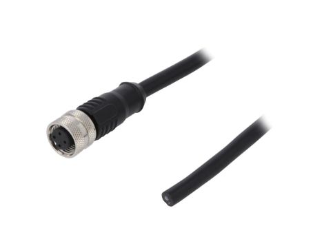 Złącze M12 żeńskie prosty PIN:4 0,25kV 4A PM-M12A-04P-FF-SL8A01-00A(H)