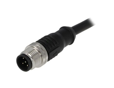 Złącze M12 męskie prosty PIN:5 60V 4A PM-M12B-05P-MM-SL8A01-00A(H)