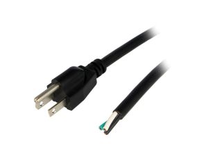 Kabel SJT, NEMA 5-15 (B) wtyk, przewody, max. 13A, 125V, PVC, LT202 3X16AWG 105E.C 5M BLK