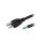Kabel SJT, NEMA 5-15 (B) wtyk, przewody, max. 15A, 125V, PVC, LT202 3X14AWG 105E.C 3.5M BLK