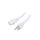 Kabel SJT, IEC C13 żeński, NEMA 5-15 (B) wtyk, max. 15A, 125V, PVC, LT-501+202 SJT 14/3 3M WHT