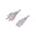 Kabel H03VV-F, CEE 7/7 (E/F) wtyk, IEC C13 żeński, max. 16A, 250V, PVC, LT-312+501 H05VV-F 3X1.0 GRY 1.5M