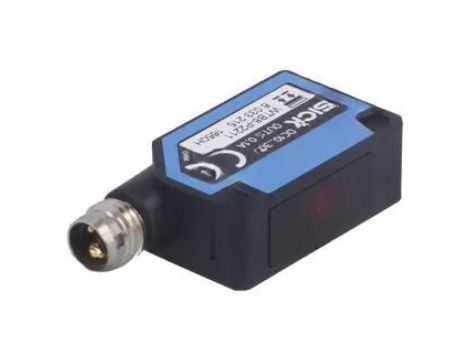 Czujnik fotoelektryczny, odbiciowy, z konfiguracją wyjścia PNP, max. 0,1A, 5...100mm, M8 męski, IP67, WTB8-P2211
