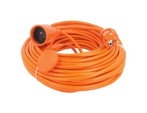 Przedłużacz sieciowy, H05VV-F, 3G1,5mm2, 30m, PVC, pomarańczowy W-96986