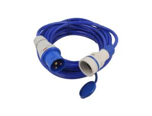 Przedłużacz sieciowy, H07BQ-F, 3G2,5mm2, 10m, PUR, niebieski, 16A W-99945