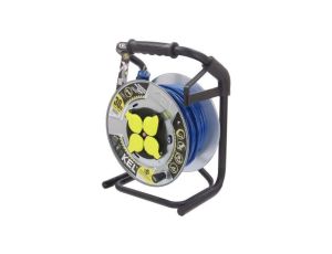 Przedłużacz sieciowy na bębnie, H07BQ-F, 3G2,5mm2, 30m, PUR, niebieski, 16A W-99267