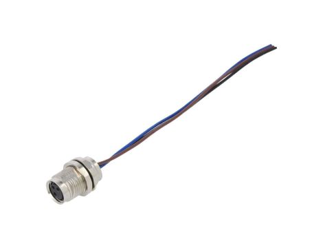 Złącze M8 żeńskie prosty PIN:3 60V 3A SD-M8A-03P-FF-SF7A10-00A(H)