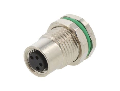 Złącze M8 żeńskie prosty PIN:4 30V 3A SP-M8A-04P-FF-SF7001-00Z(H)