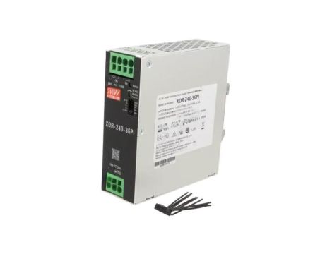Zasilacz impulsowy na szynę DIN 240W 36VDC 0...6,66A 85...305VAC XDR-240-36PI