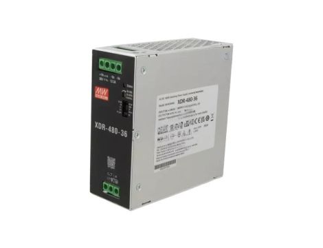 Zasilacz impulsowy na szynę DIN 480W 36VDC 0...13,3A 85...305VAC XDR-480-36