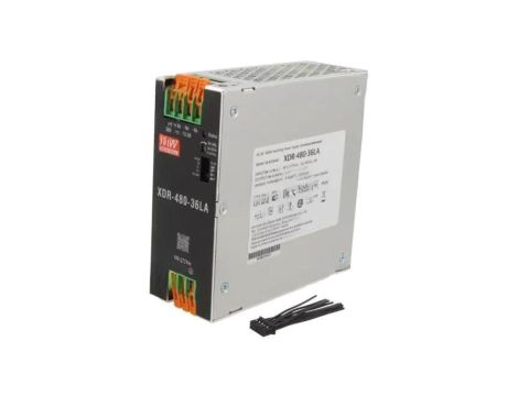 Zasilacz impulsowy na szynę DIN 480W 36VDC 0...13,3A 85...305VAC XDR-480-36LA