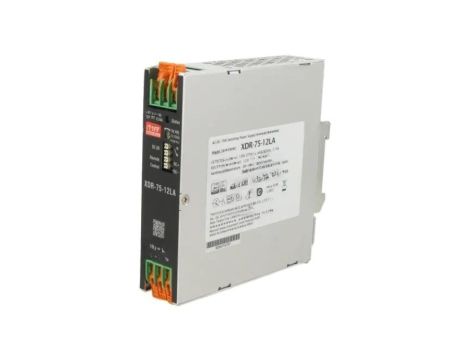 Zasilacz impulsowy na szynę DIN 75W 12VDC 0...6,24A 85...305VAC XDR-75-12LA