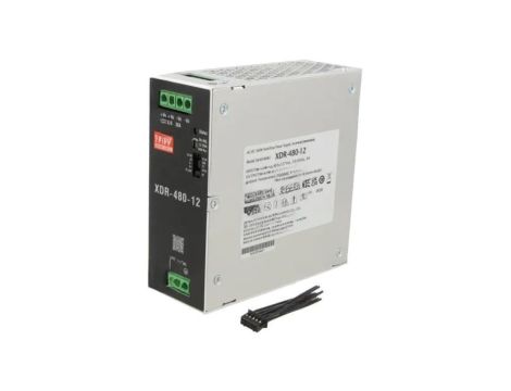 Zasilacz impulsowy na szynę DIN 480W 12VDC 0...30A 85...305VAC XDR-480-12