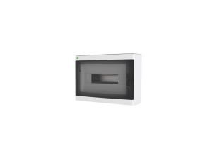 Rozdzielnica modułowa ELEGANT 1x12 PE+N natynkowa IP40 PE+N drzwi dymne 2424-01