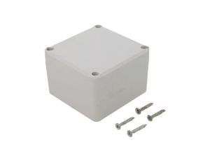 Obudowa uniwersalna, X: 80mm, Y: 82mm, Z: 55mm, ABS, szary, uszczelka Z111H ABS