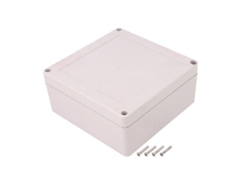 Obudowa uniwersalna, X: 135mm, Y: 135mm, Z: 60mm, ZP, ABS, jasnoszary ZP135.135.60JH TM ABS