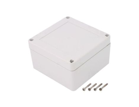 Obudowa uniwersalna, X: 105mm, Y: 105mm, Z: 60mm, ZP, ABS, jasnoszary ZP105.105.60JH TM ABS
