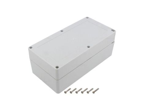 Obudowa uniwersalna, X: 100mm, Y: 200mm, Z: 75mm, ZP, ABS, jasnoszary ZP200.100.75SJ TM ABS