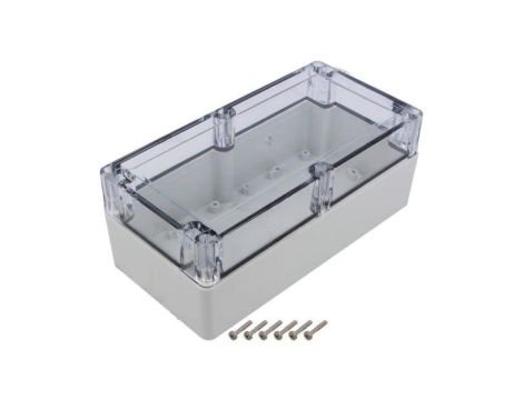 Obudowa uniwersalna, X: 100mm, Y: 200mm, Z: 75mm, ZP, ABS, jasnoszary ZP200.100.75SJP TM ABS-PC