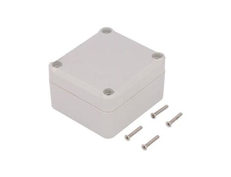 Obudowa uniwersalna, X: 57mm, Y: 63mm, Z: 37mm, ABS, szary, uszczelka Z117JH TM ABS