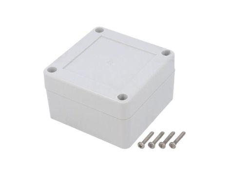 Obudowa uniwersalna, X: 75mm, Y: 75mm, Z: 45mm, ZP, ABS, jasnoszary ZP75.75.45JH TM ABS