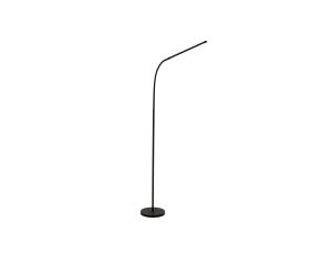 Lampa Stojąca Podłogowa Stołowa LED LUMILED 14W CCT Ściemnialna z Regulacją Wysokości Longa 2 Czarna Klasa G 3 Lata Gwarancji