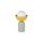 Lampa Stołowa Dekoracyjna Oprawa Oświetleniowa E14 Zielona Żółta Decor Bowl Table 5 Lat Gwarancji