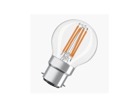 Żarówka LED OSRAM P45 Kulka B22d 4W zamiennik 40W 470lm 4000K Neutralna 300 Retrofit Filament Klasa E 3 Lata Gwarancji